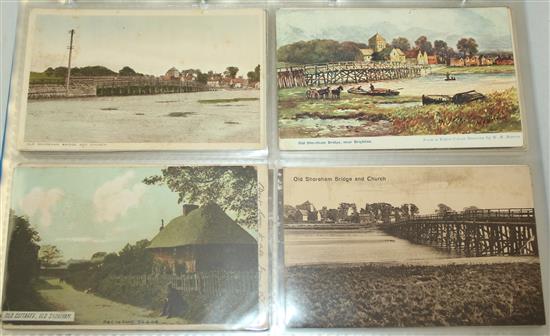 Sussex Alphabetically. An album of 170 postcards - Plummers Plain to Worthing